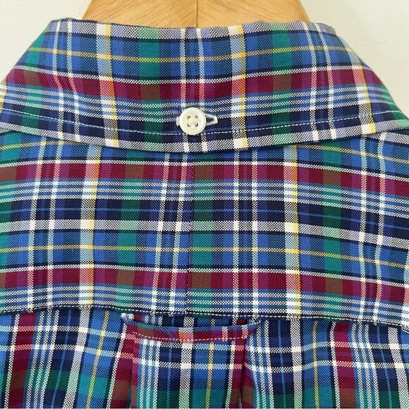 Ralph Lauren Blue Label Multicolor Tartan Plaid Button Down Shirt - Picture 8 of 8